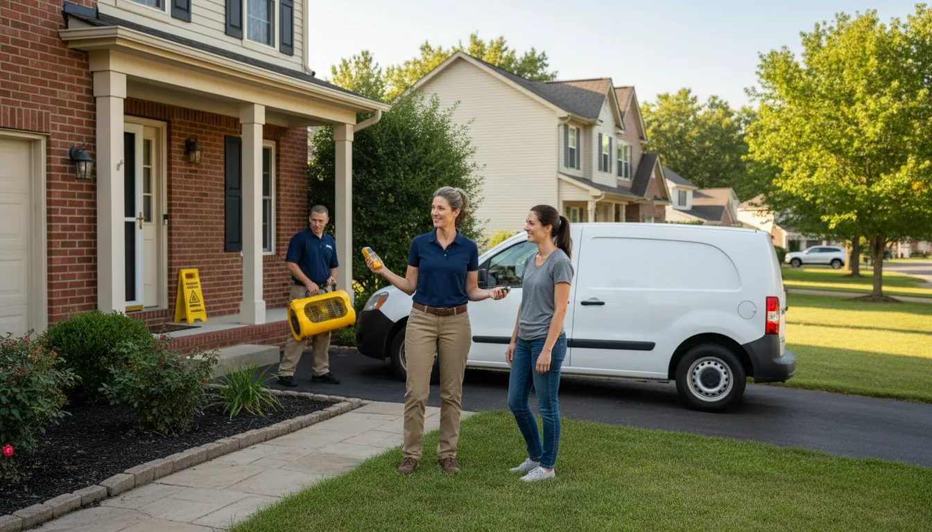 Water restoration image for Dehumidification And Cleanup Services in Eastover, SC